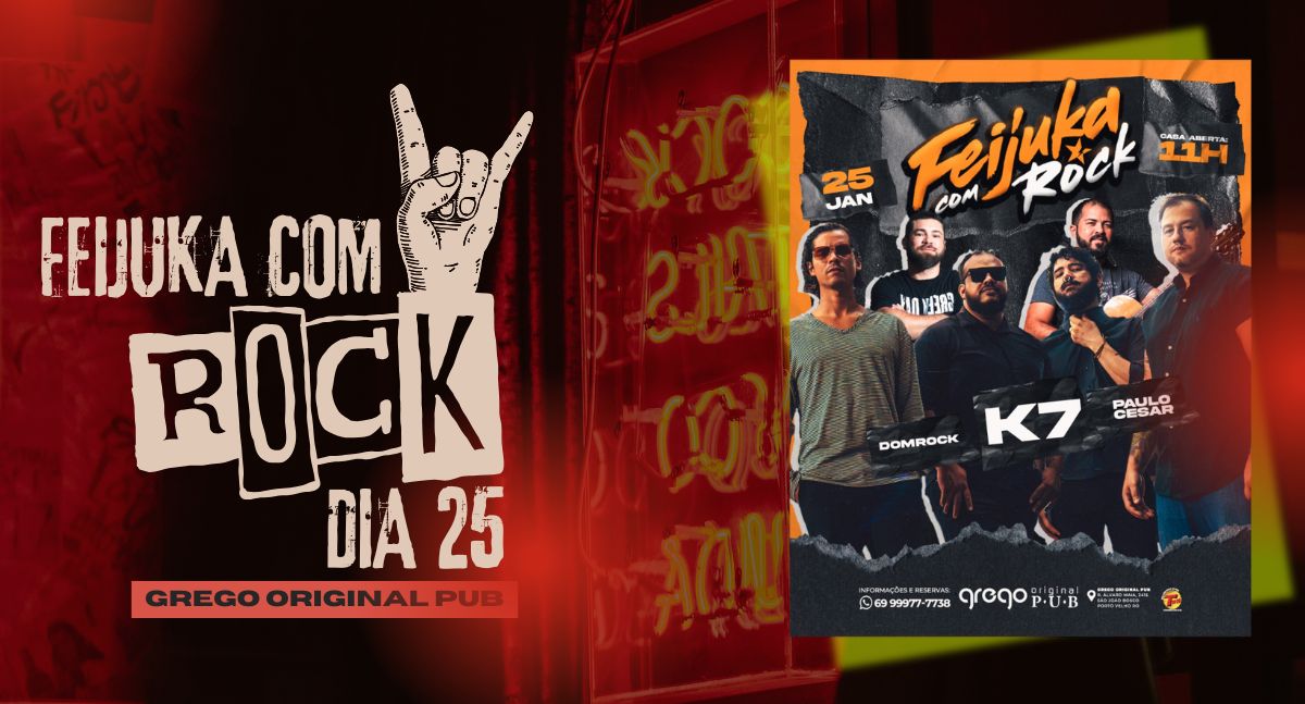 Agenda News: Grego Original Pub, o destino perfeito para os amantes do Rock - News Rondônia