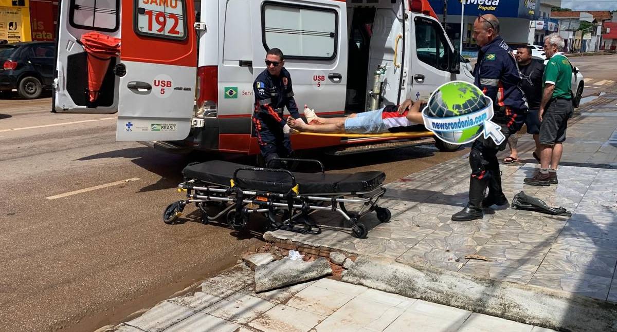 Motorista de Corolla fecha moto e causa acidente grave na Amazonas - News Rondônia