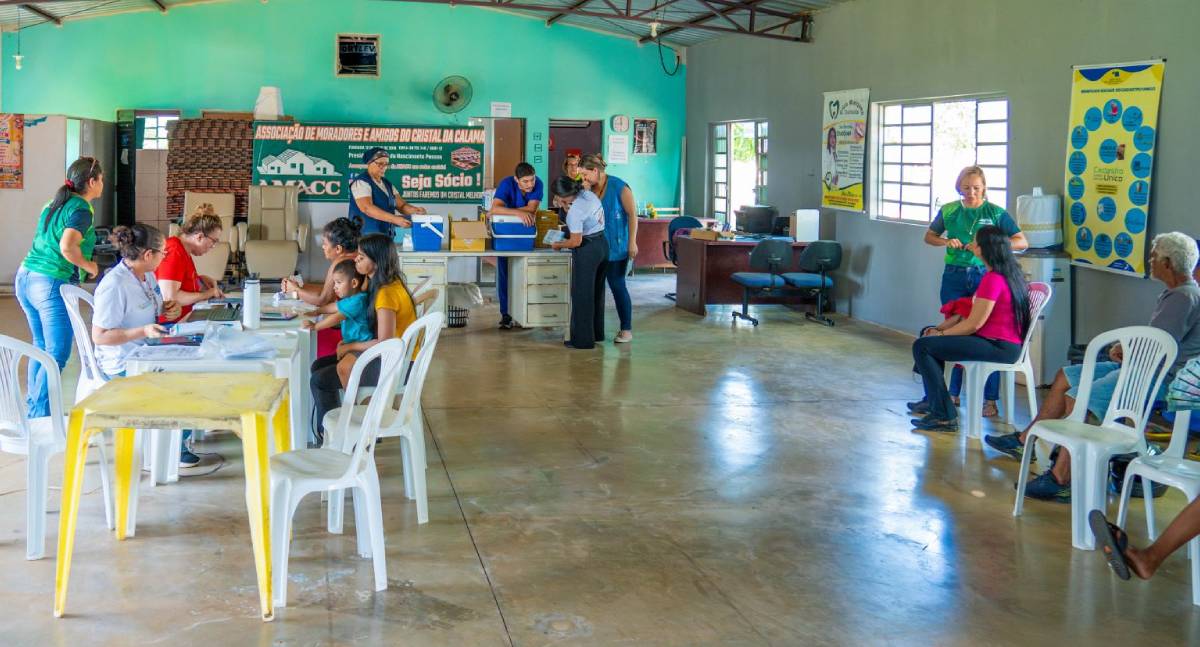 Prefeitura dá largada ao Programa de Vacinação Itinerante no Cristal da Calama - News Rondônia Prefeitura dá largada ao Programa de Vacinação Itinerante no Cristal da Calama - News Rondônia