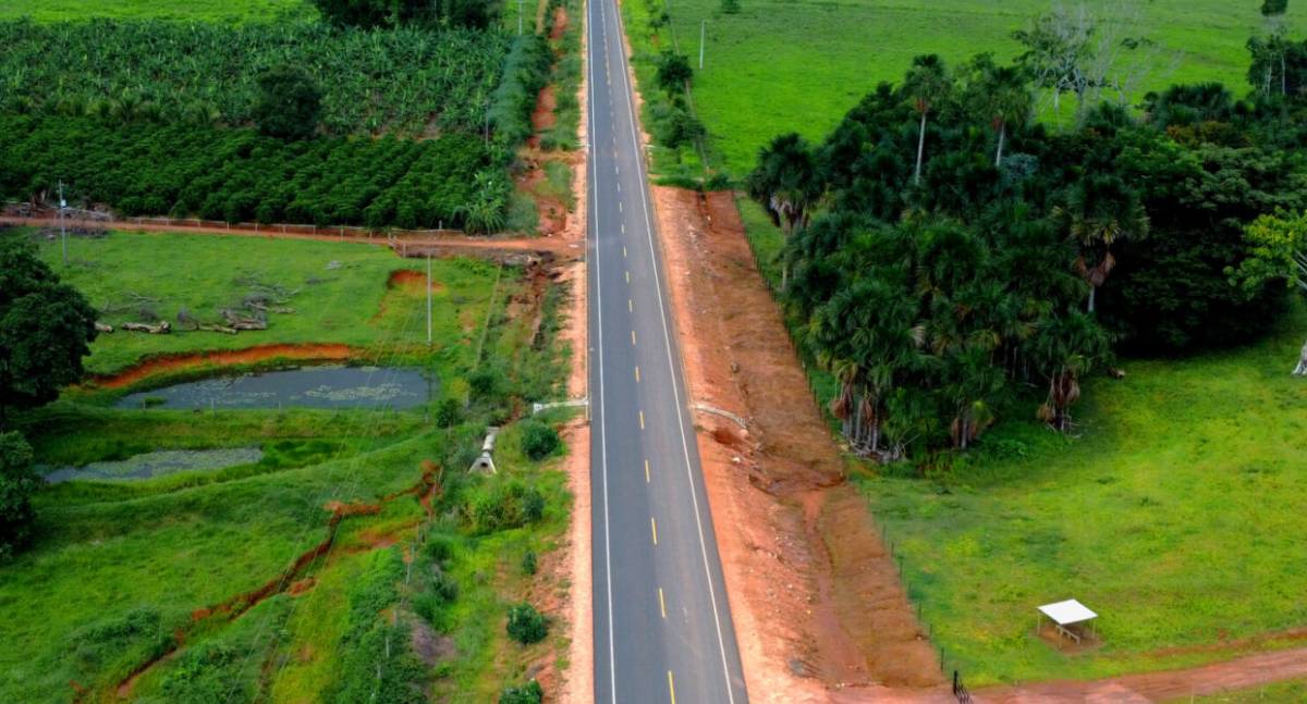 Governo de RO entrega 11 quilômetros de nova pavimentação asfáltica na Rodovia-491, Zona da Mata