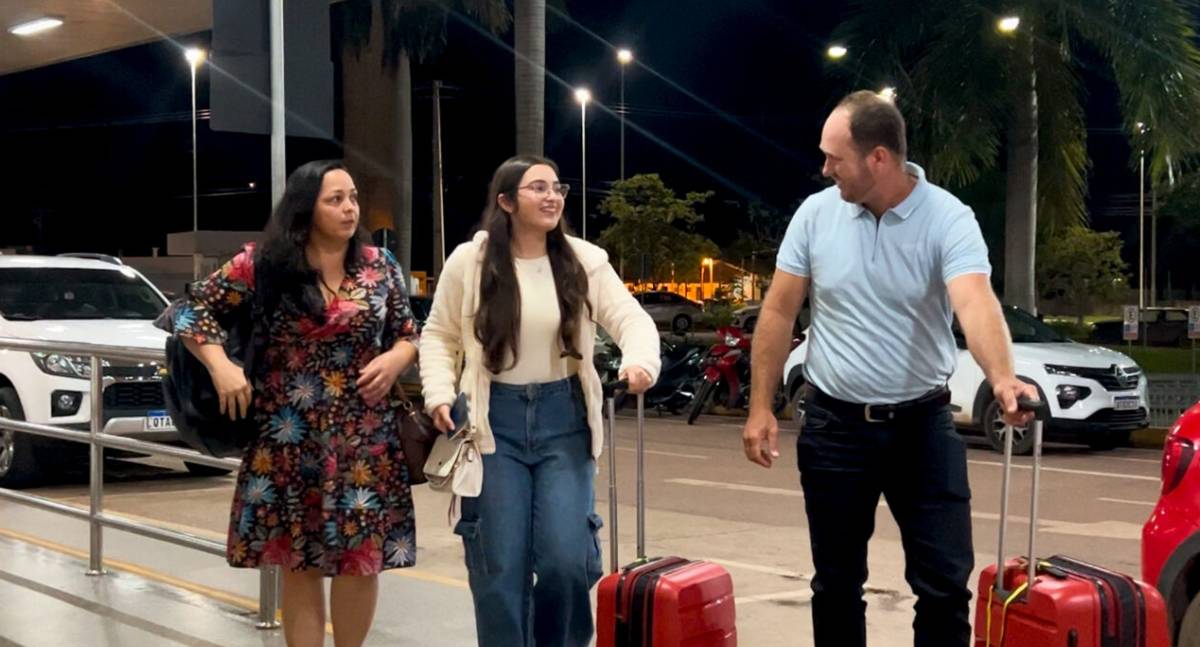 Selecionada pelo Programa Jovens Embaixadores, estudante de Rolim de Moura embarca para intercâmbio nos EUA