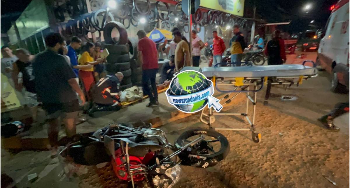 Motociclista sofre grave acidente com caminhonete na zona sul - News Rondônia