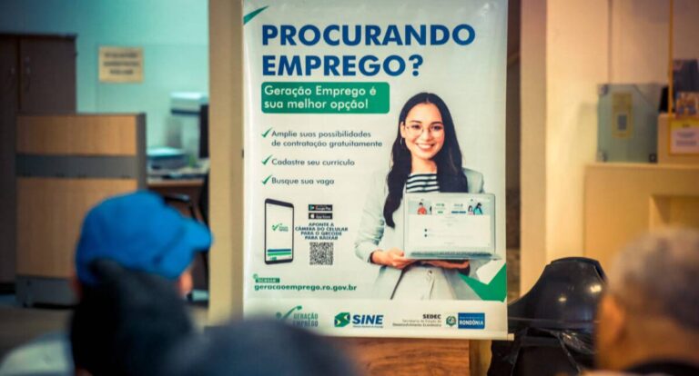 Governo de RO disponibiliza 2.470 mil vagas de empregos formais e cursos gratuitos à população