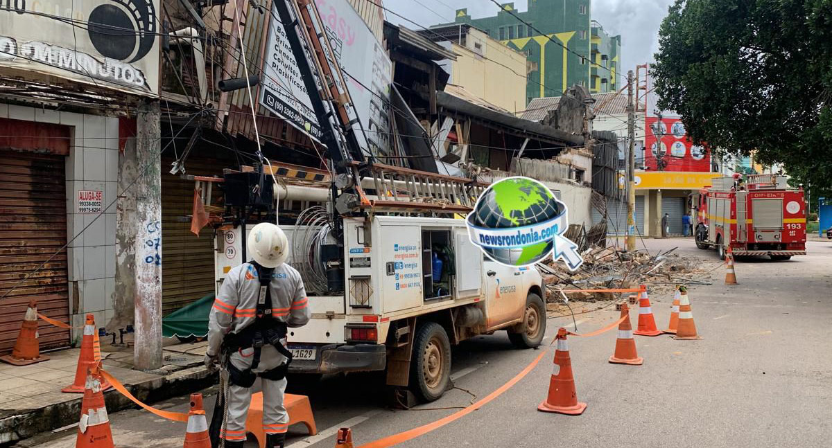 SUSTO: Prédio desaba na Avenida 7 de Setembro em Porto Velho - News Rondônia