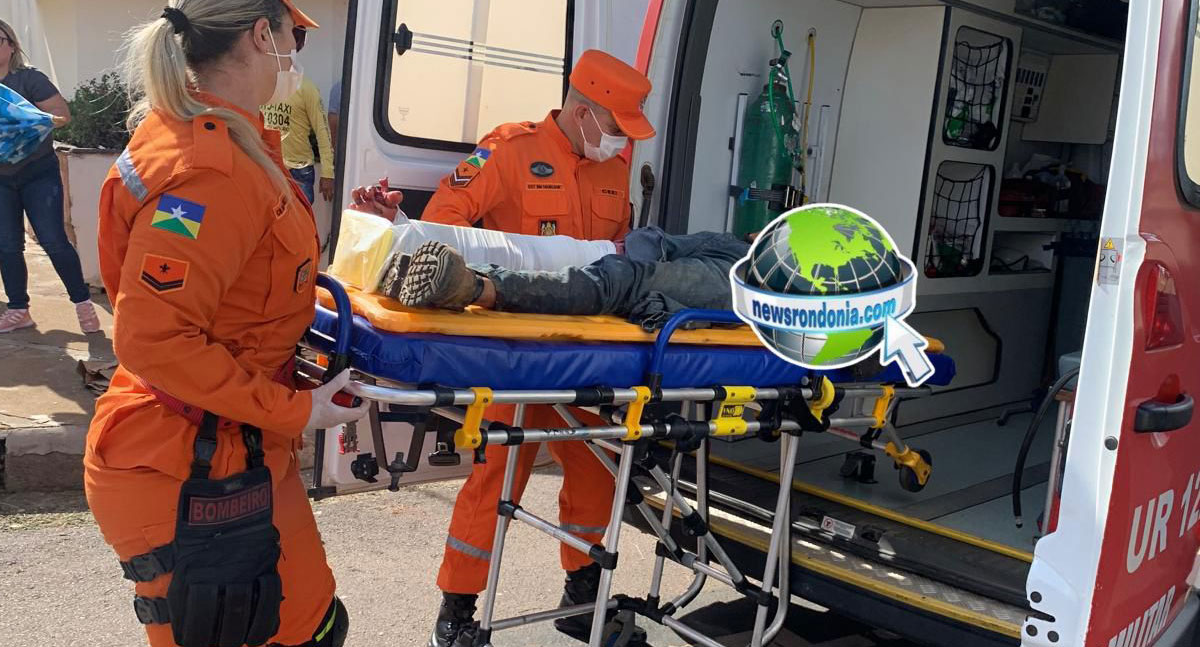 VÍDEO: Grave acidente no Centro de Porto Velho envolve moto da PM e deixa um ferido - News Rondônia