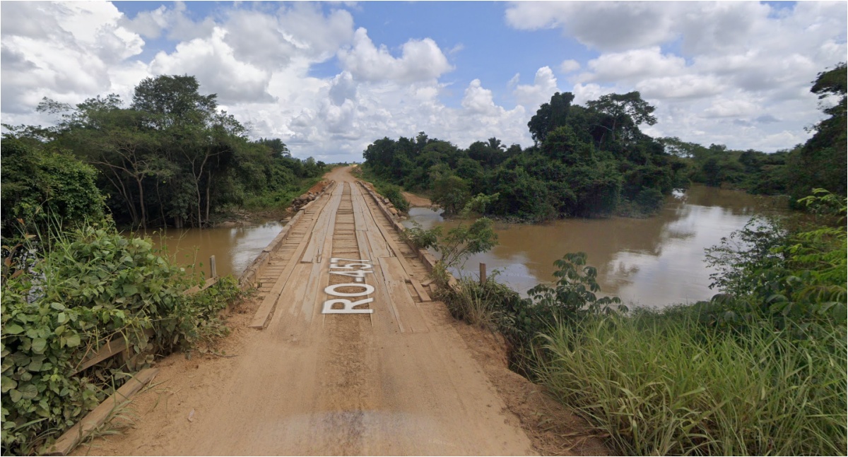 Deputado Pedro Fernandes solicita recuperação urgente de ponte na RO-457 sobre o Rio Massangana, em Alto Paraíso