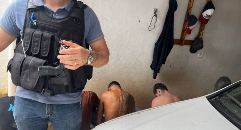 Policiais de Vilhena usam drone para prender supostos faccionados suspeitos de participação em assassinato