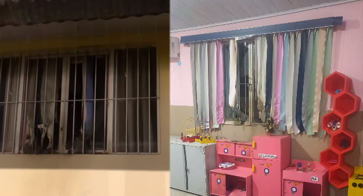 Criminosos tentam incendiar Escola Infantil na zona sul de Porto Velho