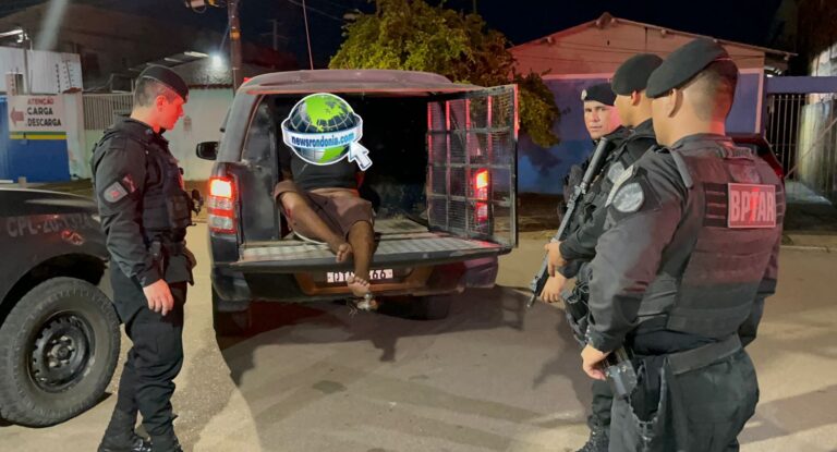 BPTAR recebe denúncia e prende homem armado em lanchonete na zona leste
