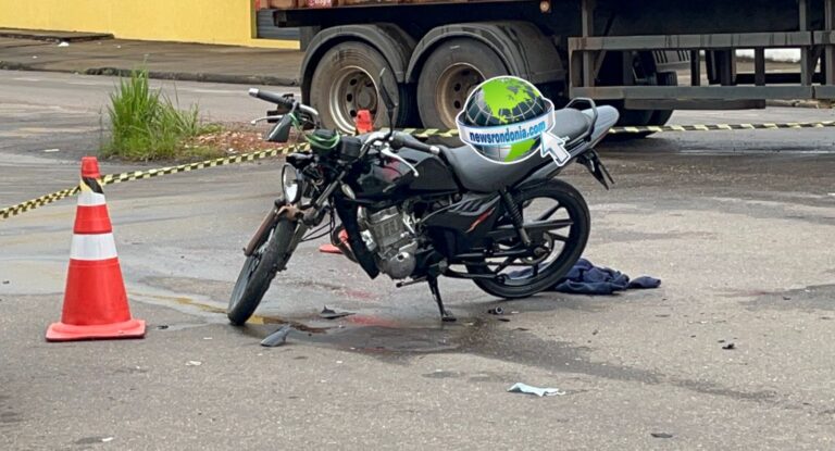 Câmera registra acidente que deixou um morto no centro