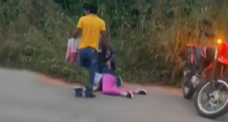 Acidente de trânsito deixa mulher em estado grave na Linha 94