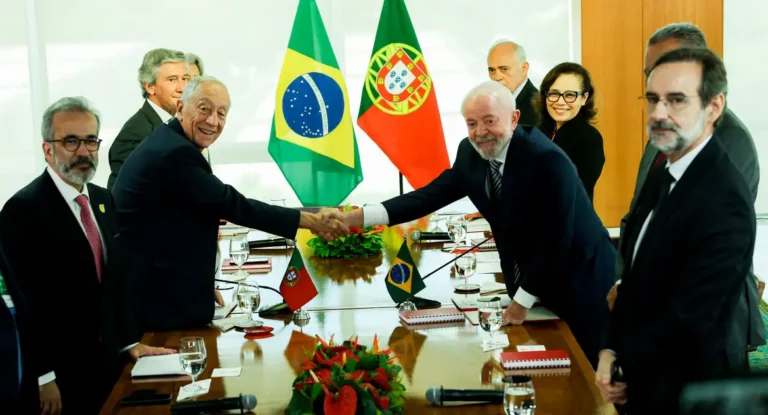 Presidentes do Brasil e Portugal se reúnem para fortalecer cooperação