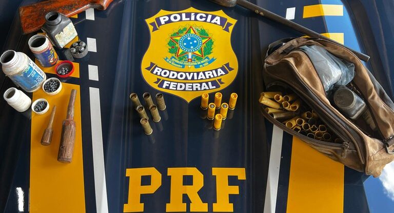 PRF apreende arma de fogo em Vilhena