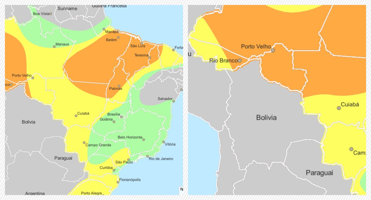 Ponta do Abunã: órgãos alertam para chuvas extremas nas próximas horas - News Rondônia