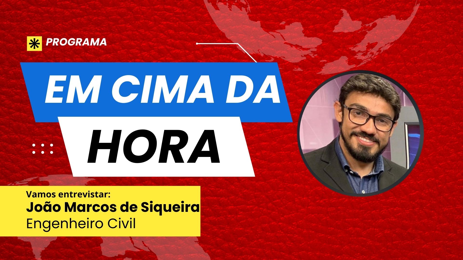 #EmCimaDaHora | Entrevista João Marcos de Siqueira - engenheiro civil - News Rondônia