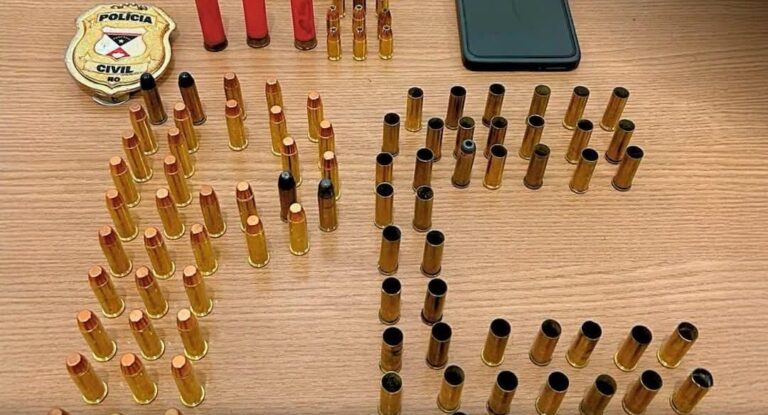 Polícia Civil apreende 49 munições em ocorrências de violência doméstica e roubo