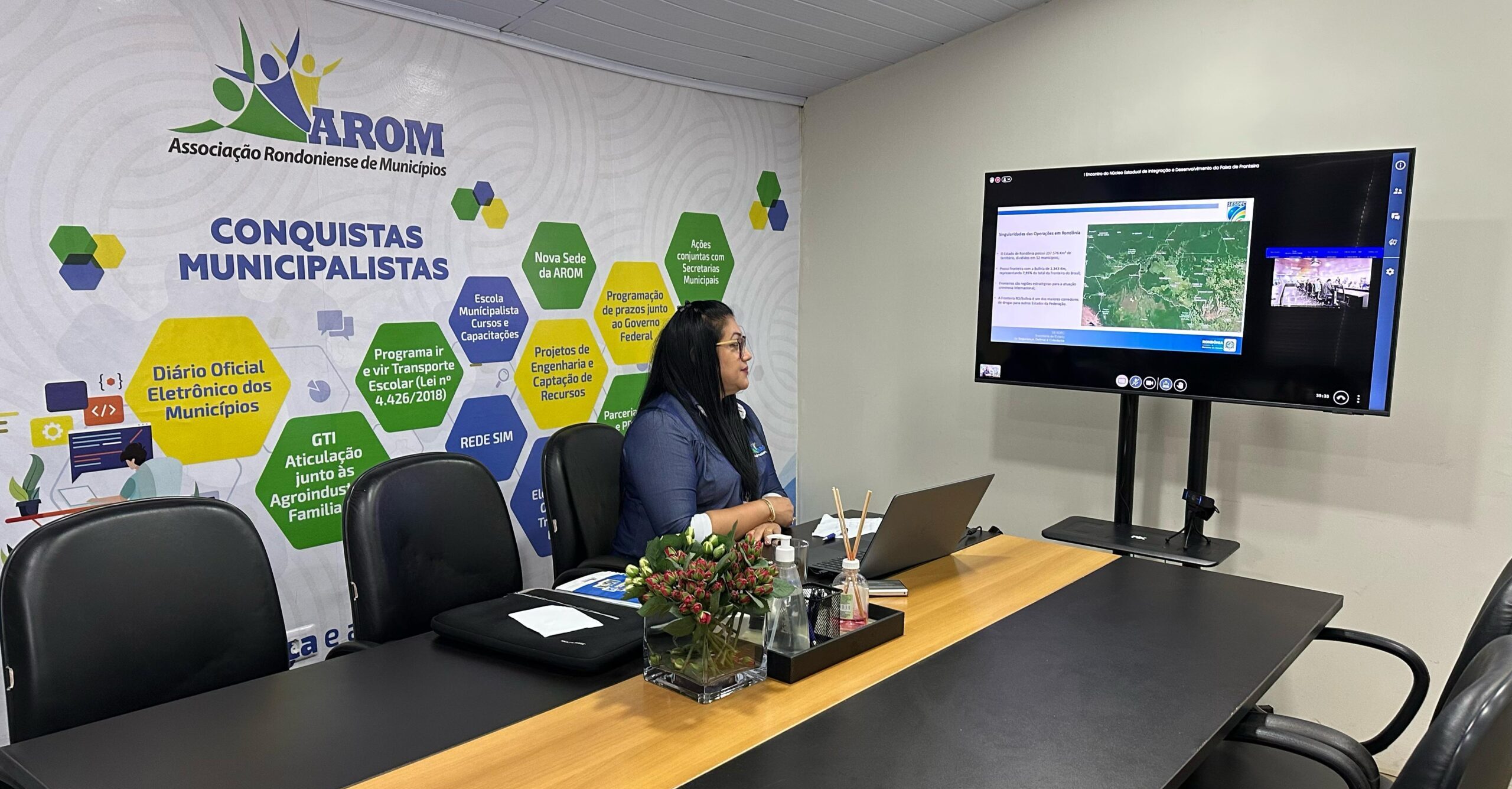 AROM Marca Presença no I Encontro da Faixa de Fronteira - News Rondônia