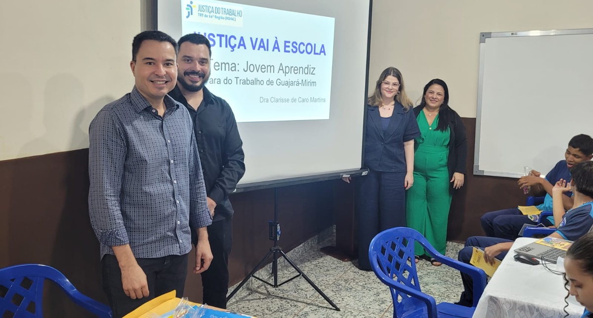 "JT vai à Escola'': juíza do Trabalho realiza palestra para alunos do 9º ano em Guajará-Mirim - News Rondônia