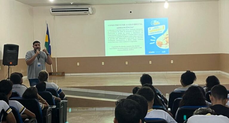 Técnicos da Secretaria de Desenvolvimento Social realizam palestras sobre os riscos da gravidez na adolescência - News Rondônia