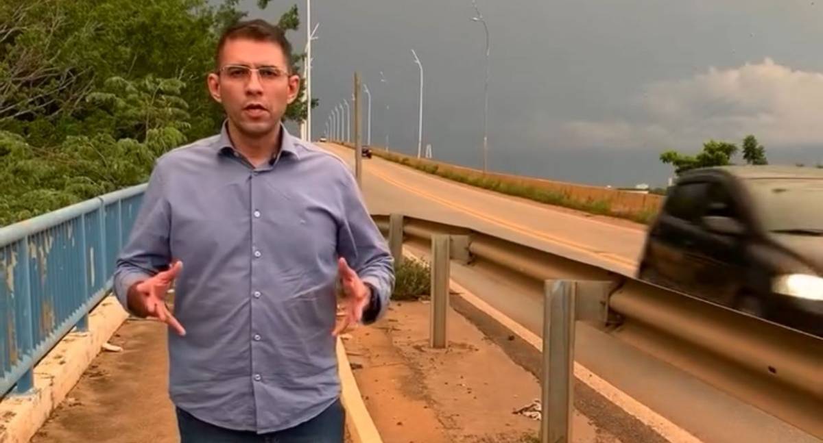 Emdur atende solicitação do vereador Pedro Geovar e inicia reparos na iluminação da Ponte sobre o Rio Madeira - News Rondônia