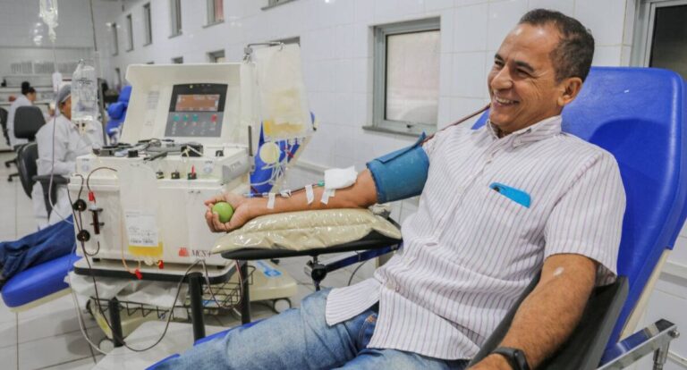 Maior doador de sangue da Fhemeron é exemplo de solidariedade e dedicação à vida - News Rondônia