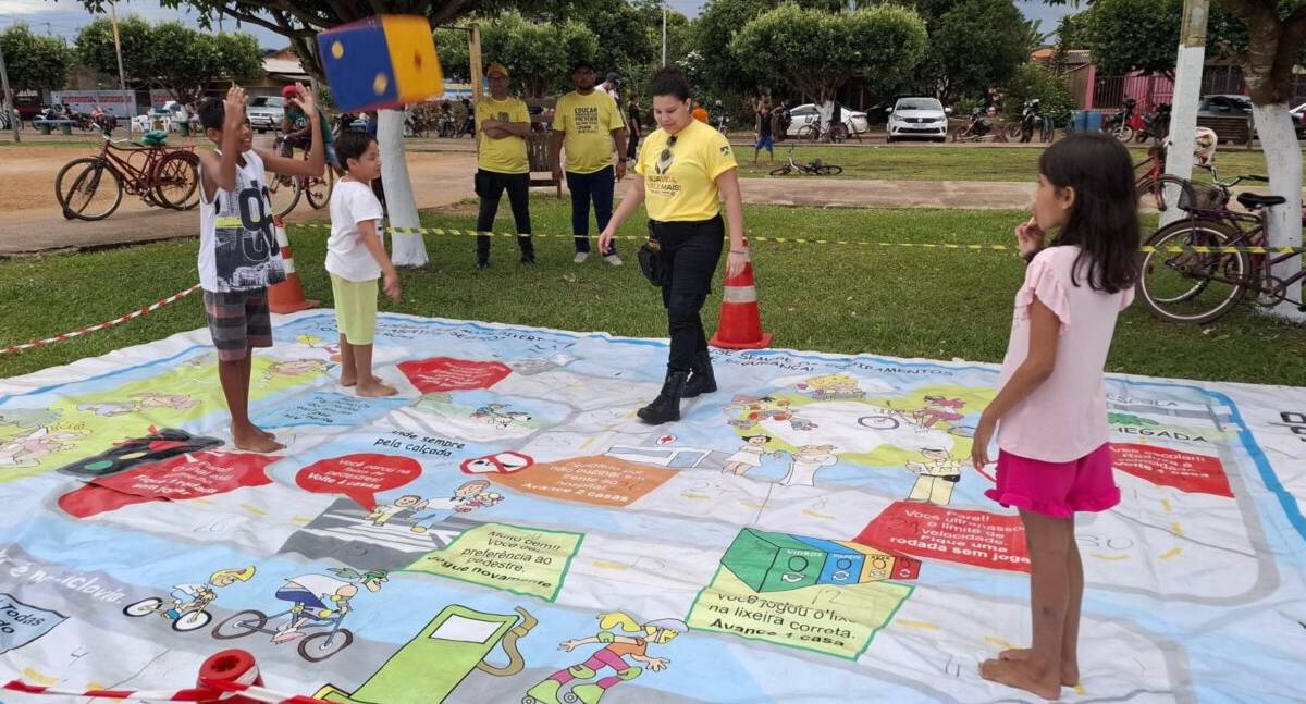 Ações educativas de trânsito marcam aniversário de Campo Novo de Rondônia e Itapuã do Oeste