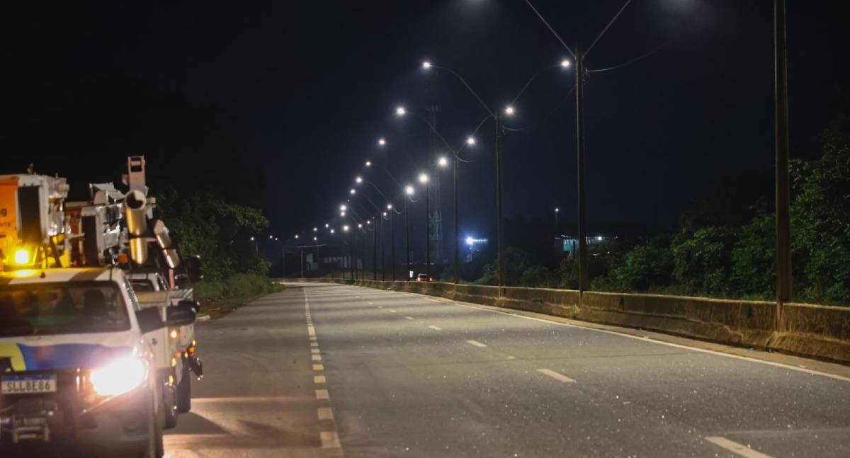 Após quatro anos, trecho da BR-364 recebe nova iluminação - News Rondônia