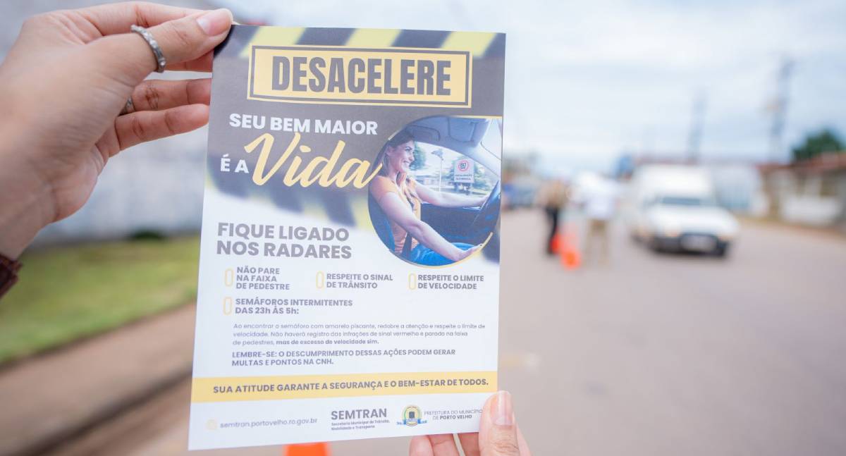 Dispositivos sonoros serão utilizados para avisar sobre a aproximação de radares e o limite de velocidade - News Rondônia Dispositivos sonoros serão utilizados para avisar sobre a aproximação de radares e o limite de velocidade - News Rondônia