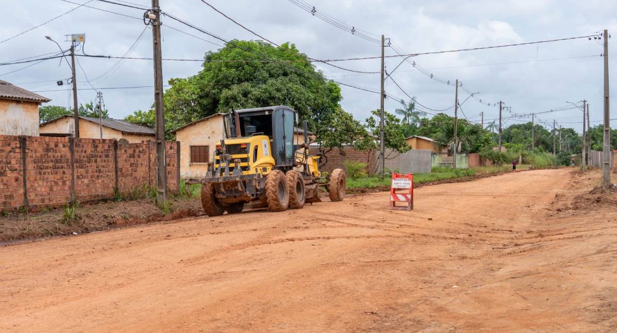 Prefeitura destrava processo em tempo recorde e começa obra de pavimentação do Parque Amazônia - News Rondônia