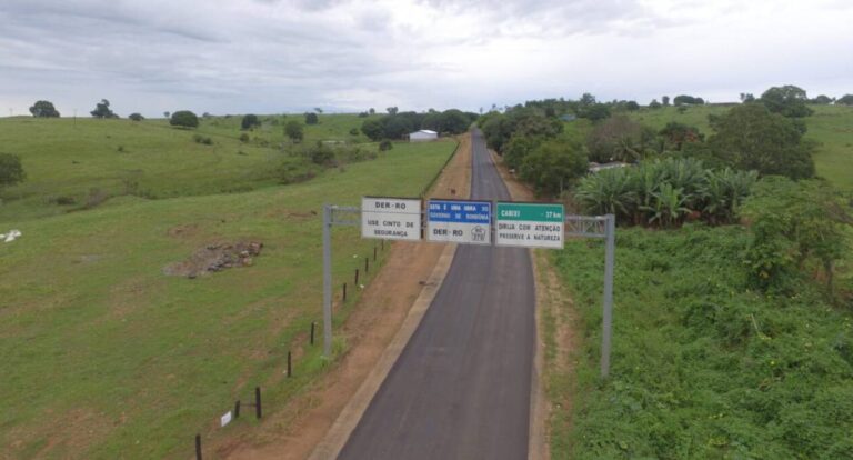 Os investimentos do governo de Rondônia em mais de 36 quilômetros da RO-370 trazem benefícios para Colorado do Oeste e Cabixi