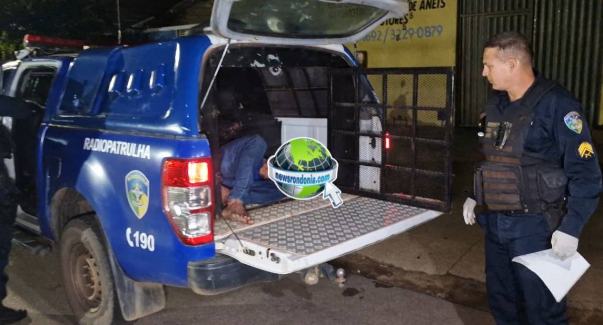 Criminoso é espancado e esposa presa durante roubo com arma de brinquedo - News Rondônia
