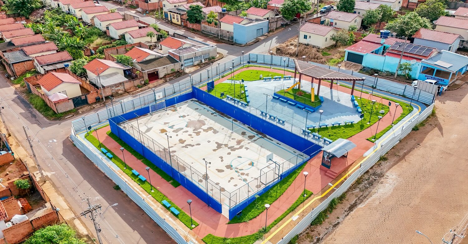 Mais uma obra concluída: Inauguração da Praça e Quadra Poliesportiva do Jardim Europa será na próxima sexta-feira, 21, às 18h - News Rondônia
