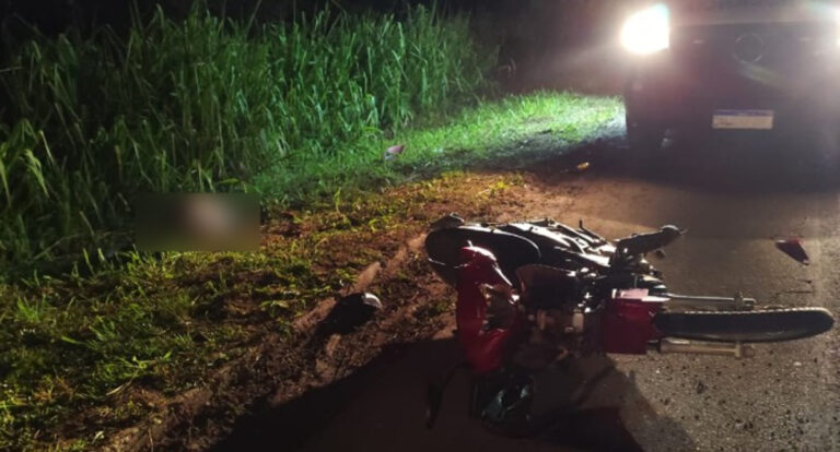 Motociclista perde a vida em colisão com caminhão, em Ouro Preto do Oeste