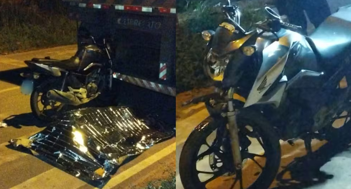 Motociclista morre após bater em carreta que estava parada, em Cacoal