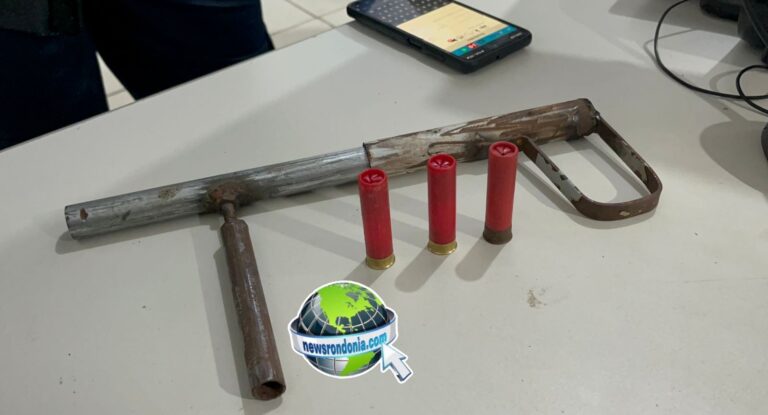 Foragido é flagrado com arma caseira em residência na zona leste