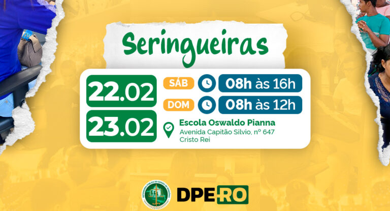 DPE/RO realiza atendimentos em ações sociais neste fim de semana