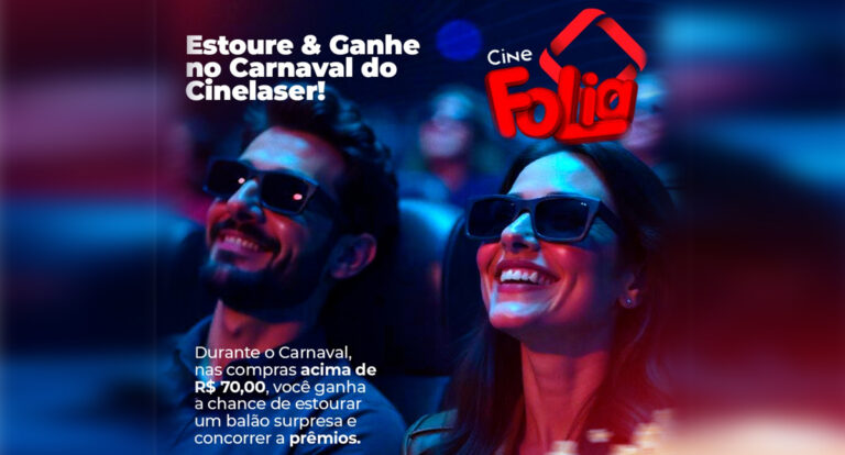 PROMOÇÃO: Estoure e Ganhe no Carnaval do Cinelaser