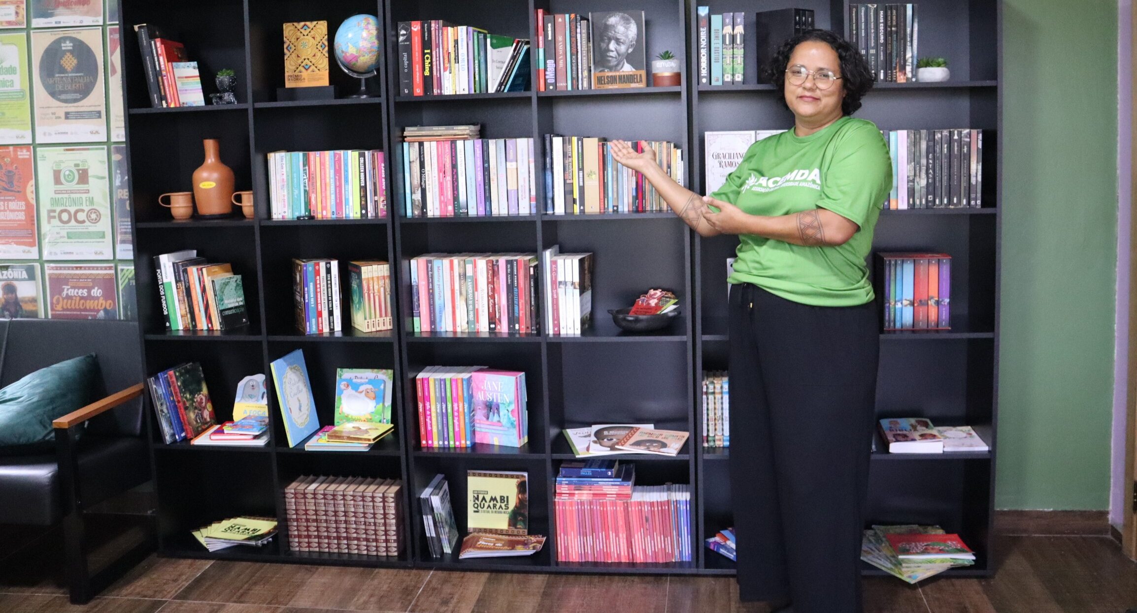 Cantinho da Leitura: Projeto transforma Biblioteca Comunitária Diversidade Amazônica em Vilhena