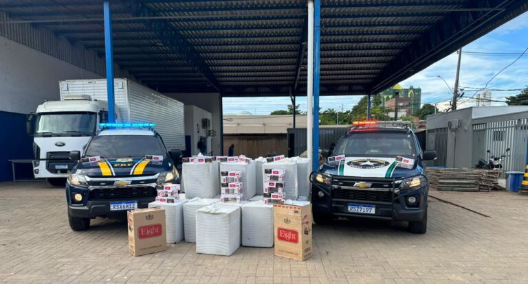 DRF Porto Velho apreende milhares de cigarros paraguaios