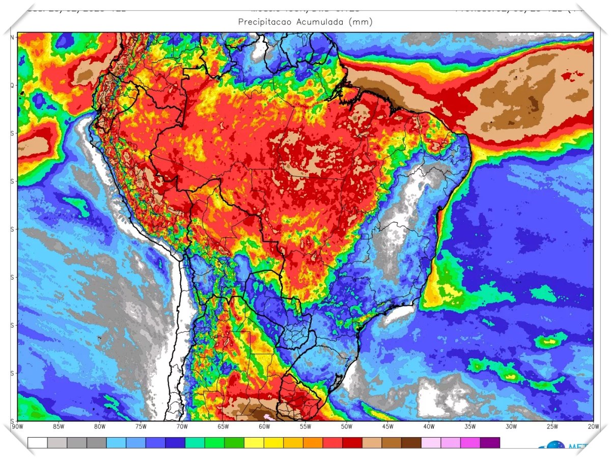 Rondônia e outros quatro estados da Região Norte vão receber as maiores precipitações da semana - News Rondônia