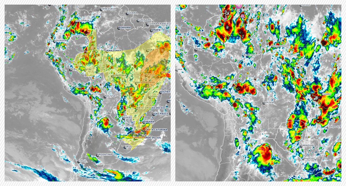 O CPTEC e o Inpe trazem alerta de chuvas extremas - News Rondônia