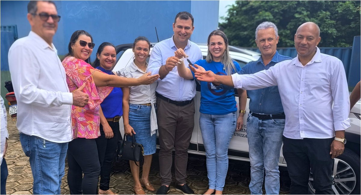 Deputada Cláudia de Jesus faz entrega de emenda para saúde e educação em Urupá