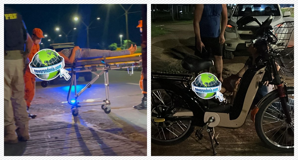 URGENTE: Grave queda deixa ciclista com lesão no rosto - News Rondônia