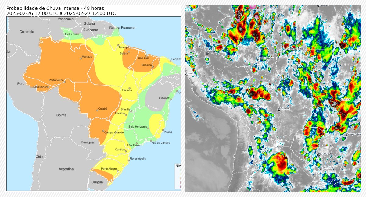 O CPTEC e o Inpe trazem alerta de chuvas extremas - News Rondônia