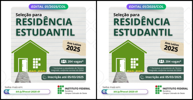 Campus Colorado do Oeste abre seleção para Residência Estudantil - News Rondônia