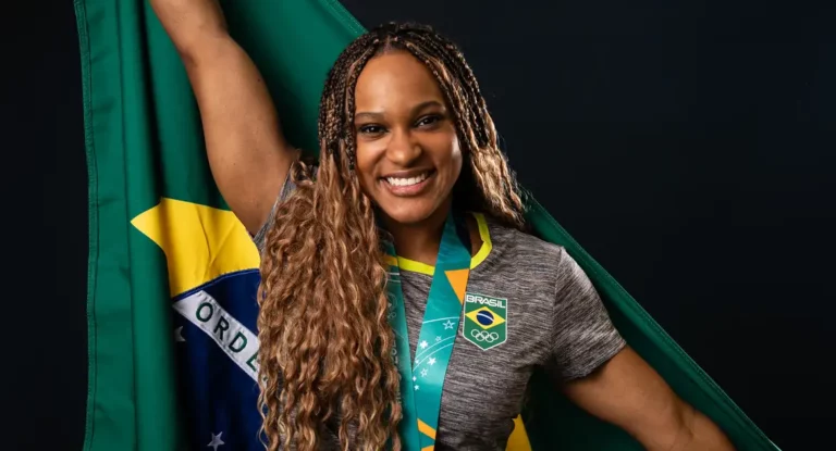 Rebeca Andrade é indicada ao Oscar do Esporte