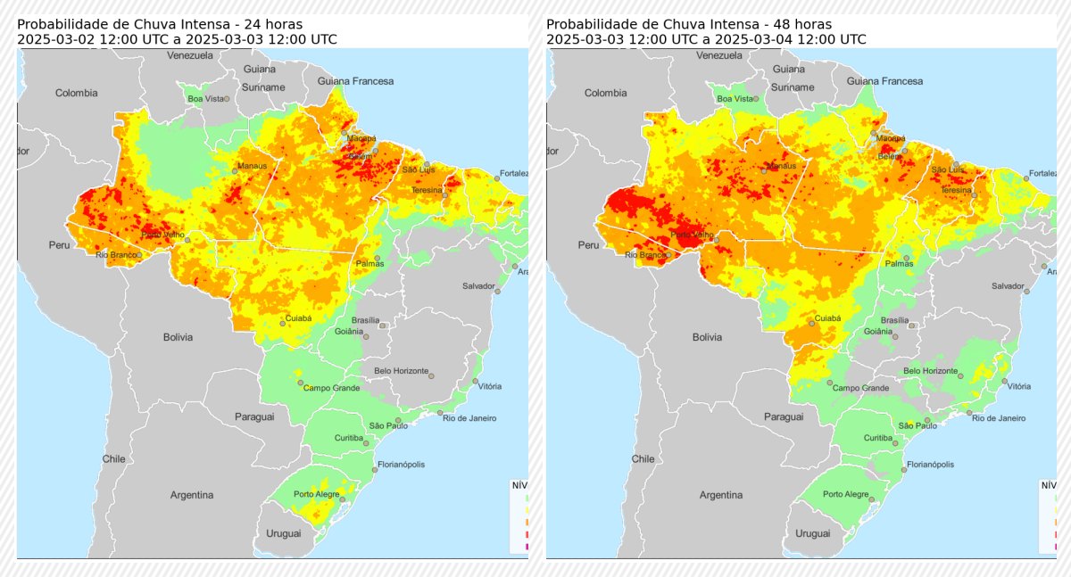 Tempo severo se intensificará entre segunda e terça-feira - News Rondônia