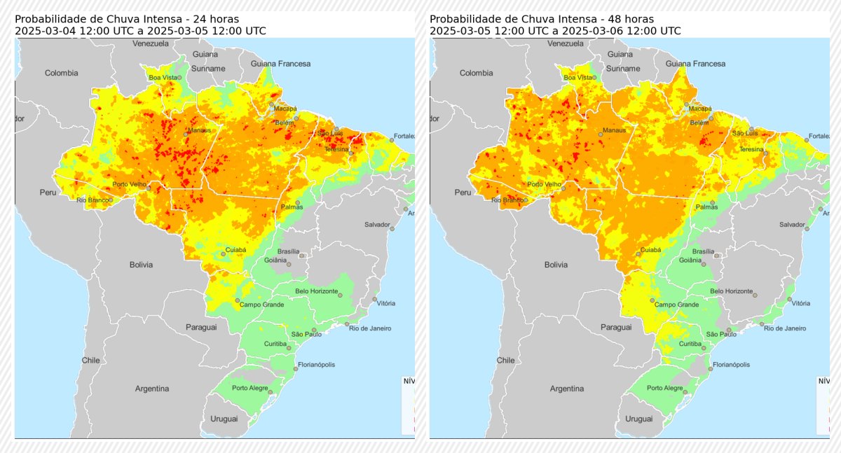 Pelo menos seis locais em Rondônia mantêm alerta de chuvas severas e intensas de nível 3 - News Rondônia