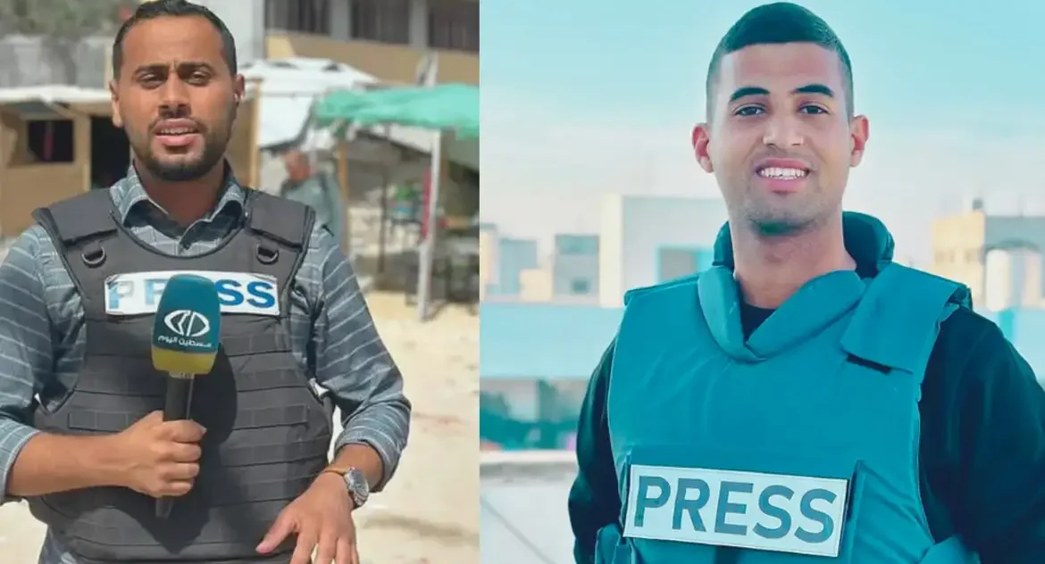 ONGs condenam assassinato de dois jornalistas palestinos em Gaza por forças israelenses