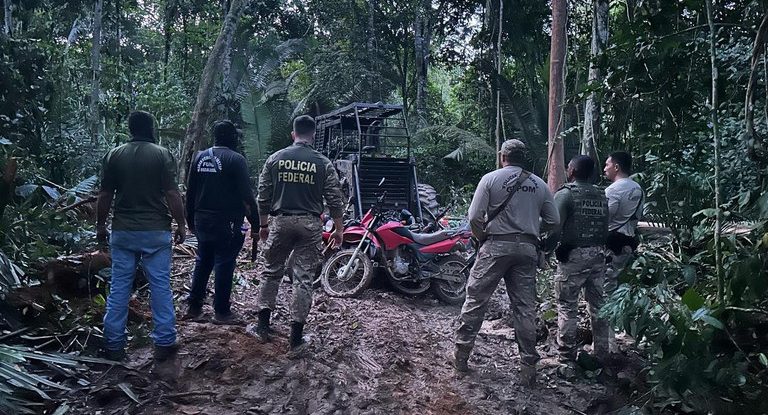 RIBEIRÃO: PF combate crimes ambientais em Terra Indígena na região oeste de Rondônia